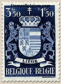 Timbre Belgique Yvert 723