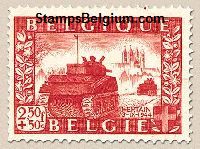 Timbre Belgique Yvert 824
