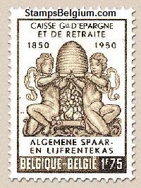 Timbre Belgique Yvert 826