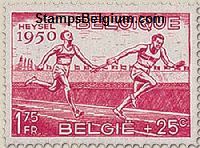 Timbre Belgique Yvert 829