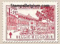 Timbre Belgique Yvert 838