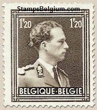 Timbre Belgique Yvert 845