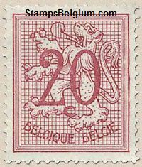 Timbre Belgique Yvert 851