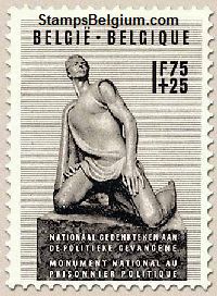 Timbre Belgique Yvert 860