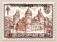 Timbre Belgique Yvert 872