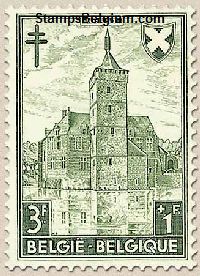 Timbre Belgique Yvert 873