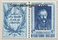 Timbre Belgique Yvert 898