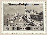 Timbre Belgique Yvert 920