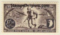 Timbre Belgique Yvert Aérienne 12