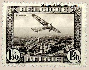 Timbre Belgique Yvert Aérienne 2