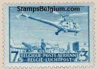 Timbre Belgique Yvert Aérienne 25