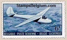Timbre Belgique Yvert Aérienne 26