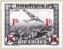 Timbre Belgique Yvert Aérienne 6