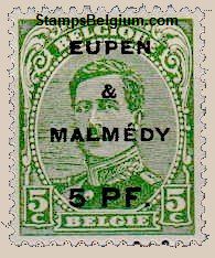 Timbre Eupen & Malmedy Yvert 1