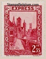 Timbre Belgique Yvert Expres 2 - Belgium Scott E2