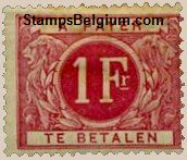 Timbre Belgique Yvert Taxe 10 - Belgium Scott J10