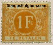 Timbre Belgique Yvert Taxe 11 - Belgium Scott J11