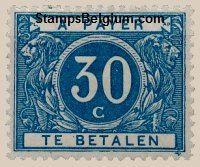 Timbre Belgique Yvert Taxe 15 - Belgium Scott J15