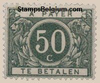 Timbre Belgique Yvert Taxe 16 - Belgium Scott J16