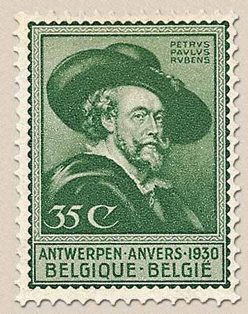 Timbre Belgique Yvert 300